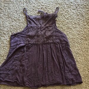 Women's Purple Sleeveless Top